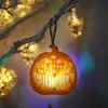 Autres fournitures de fête d'événement Halloween citrouille lanterne Portable petite lampe atmosphère disposition accessoires LED crâne bougie lumière fête décoration de la maison fournitures 220901