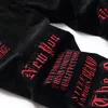 ブラックコーデュロイレター刺繍ジーンズスリムフィットストレッチメンズカジュアルパンツ秋の冬デニムズボンファッションストリートウェア