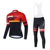 2024 Pro mens de cyclisme d'hiver Ensemble de vélo de montagne à manches longues Vêtements de vélo de montagne respirant Vêtements de vélo MTB porter le costume M19