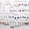 DIY 선물 공예 보석 귀걸이 PA01232N에 대한 10 쌍 쌍 믹스 스타일 패션 스터드 이어링 손톱