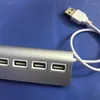 Aluminium USB 3.0 2.0 Hub Multi-USB Adapter 4 porty Mini MINI MINI Expander Port USB3.0 na PC