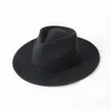 100% de l￣ feltro chap￩us fedora para homens homens festas de moda bon￩ formal santage preto panam￡ jazz hats sombrero hombre