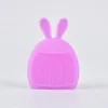 Gants de lavage Silicone Bébé Shampooing Brosse Multifonction Dessin Animé Doux Lapin Brosse De Nettoyage Du Visage Massage Manuel Nettoyage Brosses De Bain 20220902 E3