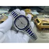 Customized Luxury t Sapphire Watch 5711 Fully Automatic Ice Cube Skeleton 18k Gold Vvs Moissanite Diamond Watches