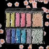 Nail Art Decorations Nail Art Decorations 10G Bag Flowers Soft Polymer Clay Diy Design Tiny Slices Decoration Acrylic Decor Manicure Dhkpj