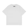 힙합 필수 디자이너 T 셔츠 짧은 올바른 버전 슬리브 시즌 7 두려운 작은 라벨 더블 스레드 티셔츠