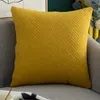 Pillow Velvet Fabric Cover Solid Color Case Pillowcase Home Decorative Sofa Bed Living Room Office Decor Throw Pillows