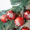 Party Decoration High-End Luxury Christmas Balls Diameter 6cm 8cm filt Tree Ornament Hanging For Decor