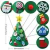 Christmas Decorations OurWarm Decoration 2022 Year 3D DIY Felt Tree Novelties Ornament For Kids Xmas Gift Toy Home House Decor