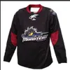 남성 청소년 여성 빈티지 하키 사용자 정의 AHL Cleveland Lake Erie Monsters Hockey Jersey Size S-5XL ORR 사용자 정의 이름 또는 번호 221I