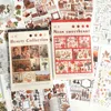 Autocollants adhésifs Journamm 50 feuilles Kawaii autocollant livre Kit bricolage Scrapbooking esthétique Collage indésirable Journal Vintage décor papeterie fournitures 220902