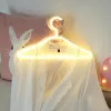 Decoração de festa LED LED NEON Light Roupos Stand Hanger Night Lâmpada USB Presente de Natal Powered para Bedroom Loja de Roupas de Casamento Arte 902