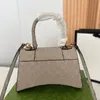 Women's Shoulder Bag Half Moon Tote High Quality Genuine Leather Handbags Designer Women Bags Luxury Brown Handbag Printing Purses