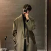 Męskie garnitury Blazery Yasuguoji Mężczyźni moda kurtka zimowa s 2021 zagęszcza męskie płaszcze płaszcz męski ciepły pasek L220902