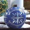 Party Decoration 60cm Christmas Balls Outdoor Atmosphere Xmas Tree Ornament PVC Inflatable Toy Home Gift Year Deco