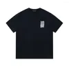 T-shirts pour hommes de haute qualité Luxury Barcode Imprimerie Men Femmes Femmes Summer Style T-shirt Coton Surdimension