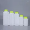 Garrafas de armazenamento 1pcs 1000ml garrafa de plástico redonda vazia com tampa de alimento HDPE Material recipiente reciclável líquido