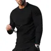 Men's t Shirts Spring Autumn Men Long Sleeve T-shirt O-neck Black Top Tee Male Streetwear Casual Loose Clothing Sce2sce2