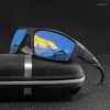 Солнцезащитные очки мода поляризованные мужчины женщины Классический квадратный пластиковый вождение солнцезащитные очки мужские черные оттенки UV400