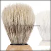 Shaver Nylon Material Woody Beard Bristles Tool Tool Man Male Shaving Brushes Exclseors Down Room Assories Clean Home 5WM N2 Drop D Dhkfy