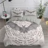 Bedding sets Halloween Flying Set Bats Duvet Cover Witchcraft Magic Polyester Comforter Single Double King Bedclothes 220901