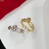 Ring Of Man Women popularne Halloween mosiężne czaszka otwarte pierścienie projektant biżuterii Regulowane złote srebrne prezenty