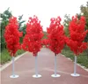 150 cm de hauteur décorations de mariage de fête haut de gamme artificielle fleur de cerisier arbre coureur allée colonne route conduit pour T station centres de table fournitures