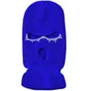 Beretten glanzende strass Balaclava drie holes vol gezicht ski masker hoed voor vrouwen warme stevige kleur gebreide petten cs feest prop mutsies