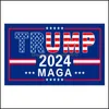 Drapeaux de bannière Campagne 2024 pour les drapeaux présidentiels des États-Unis possédant une grâce naturelle Drapeau Élection Mixcolor Bannières Reprendre l'Amérique Couleur Dhpr0