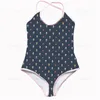 Flowers Plaid Swimwear Padded Push Up Women's Designer One-piece Swimsuits Outdoor Beach Swimming Bandage Travel Vacation Lux202m