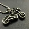 Hangende kettingen 316L roestvrijstalen motorfiets schedel ketting punk sieraden vrije keten BG-010