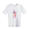 Frauen T-Shirts Charli d'Amelio Kinder T-Shirt Kurzarm Sommer Mädchen süße Street Street Fashion Print Cup Casual Top 2022