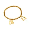Titanium Steel chain Heart Love Charm Bracelet Fashion Trendy Bracelets Women Fashion Party Jewelry gift