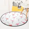 Carpets European Colorful Geometric Round For Living Room Bedroom Rugs And Computer Chair Floor Mat Kids Carpet