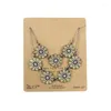 Choker 99 Europe And America Wind Brand Texture Retro Green Flowers Multi Layer Short Necklace Female For Women