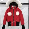 Winter-Herren- und Damen-Daunenjacke mit Kapuze, modische Designer-Herren-Kurz-Thermojacke mit seitlichem Reißverschluss und Reißverschluss