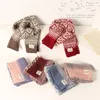 Winter Children Scarf Knitted Wool Scarf Autumn Girls Warm Scarves Plaid Neck Warmer Kids Toddler Muffler 20220902 E3