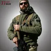 Mens Jackets Hiver polaire vestes tactiques hommes militaire chaud Sports de plein air softshell manteaux à capuche hommes randonnée chasse armée veste de Combat 220902