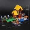 농장 코티지 461pcs 블록 호환 Minecrafts 21144 하우스 모델 빌딩 키트 브릭스 장난감 어린이 261g