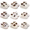 Primi camminatori Scarpe casual bianche Infant Toddler Prewalker Bowknot Gomma antiscivolo Suola morbida PU Walker Born Bow Decor Beach