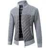 Men's Sweaters Men's Autumn Winter Warm Knitted Sweater Jackets Cardigan Coats Male Clothing Casual Knitwear Patchwork Jumpers