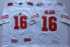 American College Football Wear College 5 Graham Mertz Maglia Jonathan Taylor 42 Russell Wilson JJ. Watt 12 Alex Hornibrook Nick Nelson Leon Jacobs 2