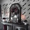 Andere evenementenfeestjes 122448PCS PVC 4D Halloween Bat Wall Stickers Halloween Decorations Lifely Black Bats Enge Props Diy Home Room Wall Decals 220901