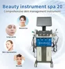 Máquina de Máquina de Microdermoabrasão de Microdermobrasão da Água Máquina de Hidrodermoabrasão 14 em 1 Demoestos Aqua Hydro Wonder Dispositivo Facial