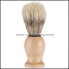 Shaver Nylon Material Woody Beard Bristles Tool Tool Man Male Shaving Brushes Exclseors Down Room Assories Clean Home 5WM N2 Drop D Dhkfy