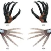 Party Decoration 3D Printed Halloween Articulated Fingers Extensions Flexible Joints Movable Wearable Long Props Claw Cosplay 220901