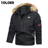 Mens Giù Parka Inverno Uomo Giacca con cappuccio in pile Tenere al caldo Uomo Collo di pelliccia Giacca a vento Cappotto Addensare Cotone antivento Capispalla maschile Soprabito 220902