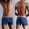 Mutande 4 pezzi di marca boxer di cotone intimo uomo mutandine da uomo solide set boxer sexy interno maschile mutande regalo pantaloncini