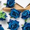 Dekoratif Çiçekler 10 PCS Scrapbook Yılbaşı Düğün Düğün Açık Bahçe Noel Evi Şeker Kutusu Flanel Haddelenmiş Güller