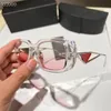 2022 Gafas de sol Gafas de sol personalizadas para hombres y mujeres Mujeres Fashion American American Tendencia retro Gafas de sol reflectantes unisex femeninos con caja